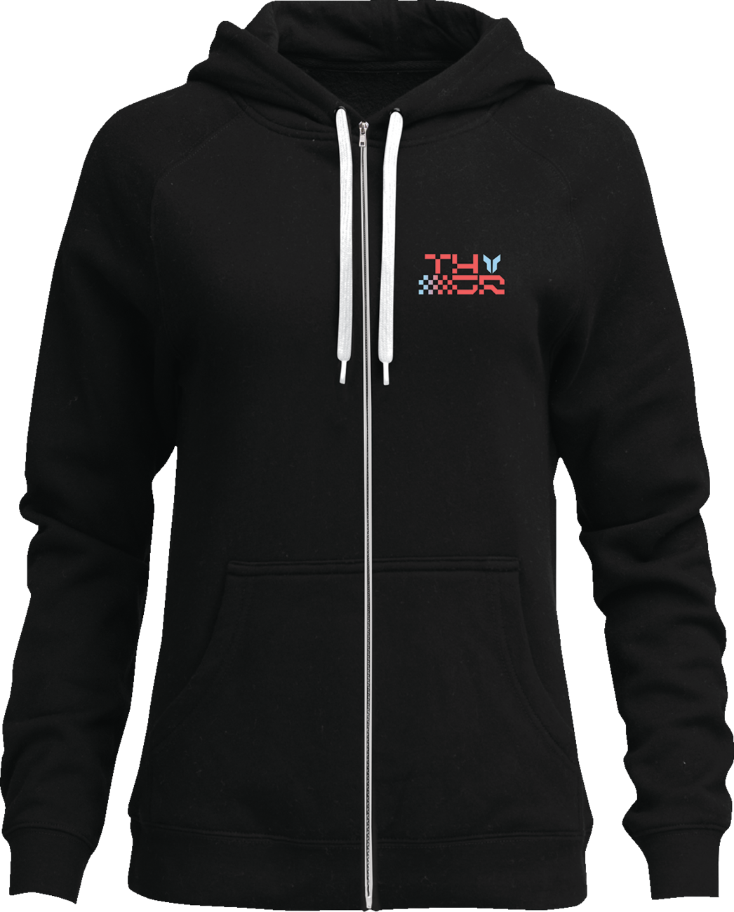 THOR Women's Vantage Zip-Up Hoodie - Black - Large 3051-1255