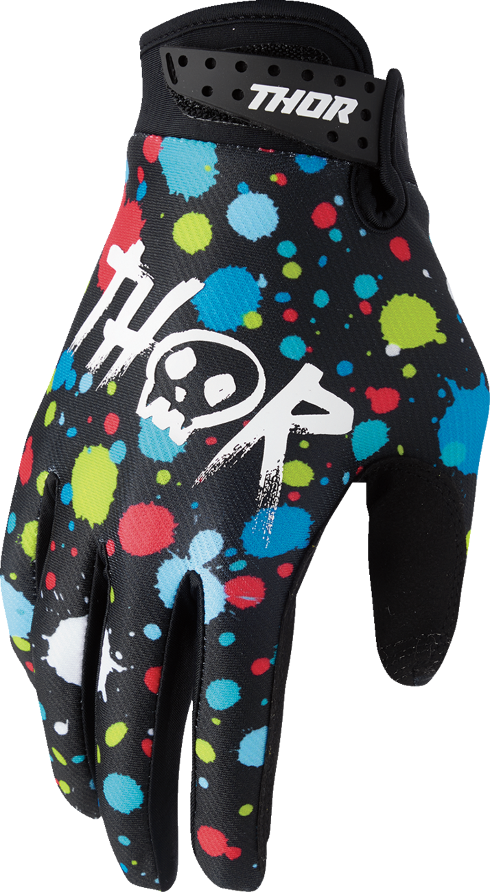 THOR Youth Launchmode Splat Gloves - Multi - XS 3332-1918