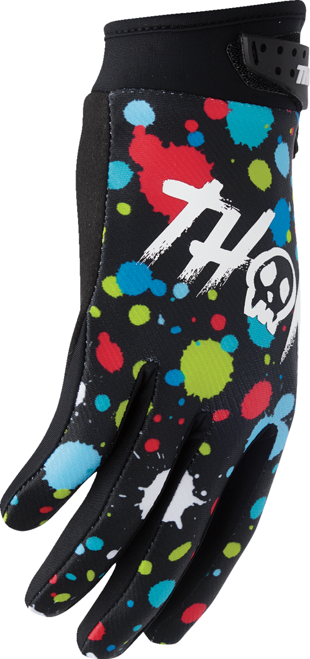 THOR Youth Launchmode Splat Gloves - Multi - Large 3332-1921
