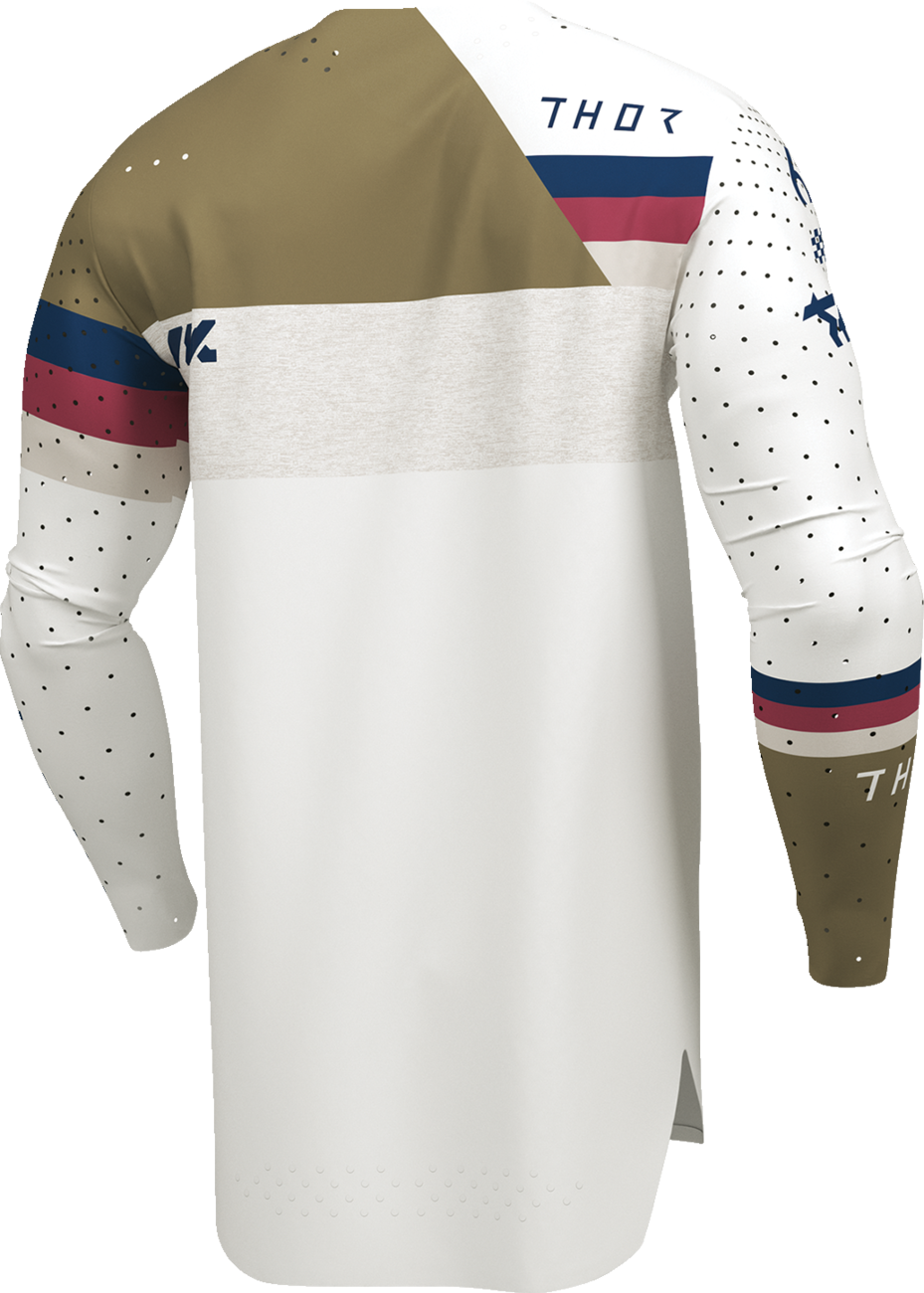 THOR Sportmode League Jersey - White/Copper - Small 2910-8364