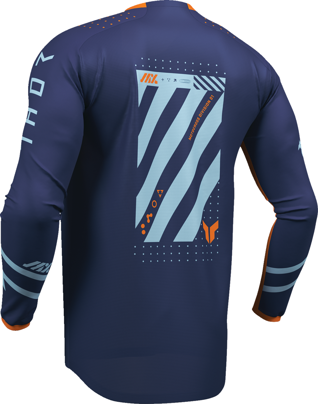 THOR 28103897Futura Jersey - Navy/Orange - 2XL 2910-8428