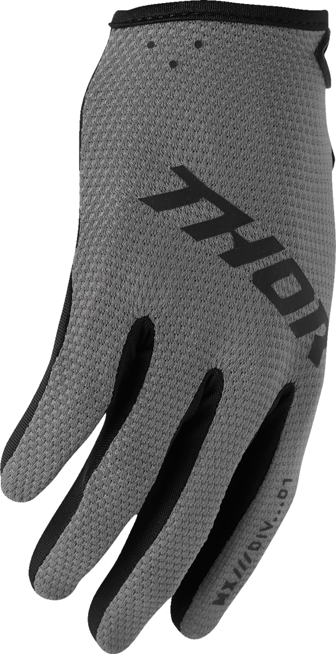 THOR Women's Ridemode Static Gloves - Gray - Large 3331-0302