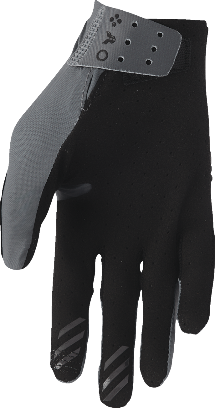 THOR Sportmode Vented Iconic Gloves - Charcoal - XS 3330-8295