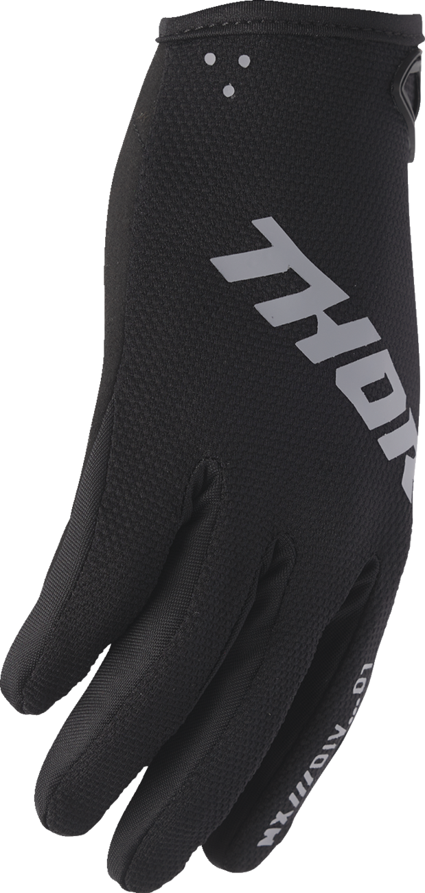THOR Youth Ridemode Static Gloves - Black - XS 3332-1922