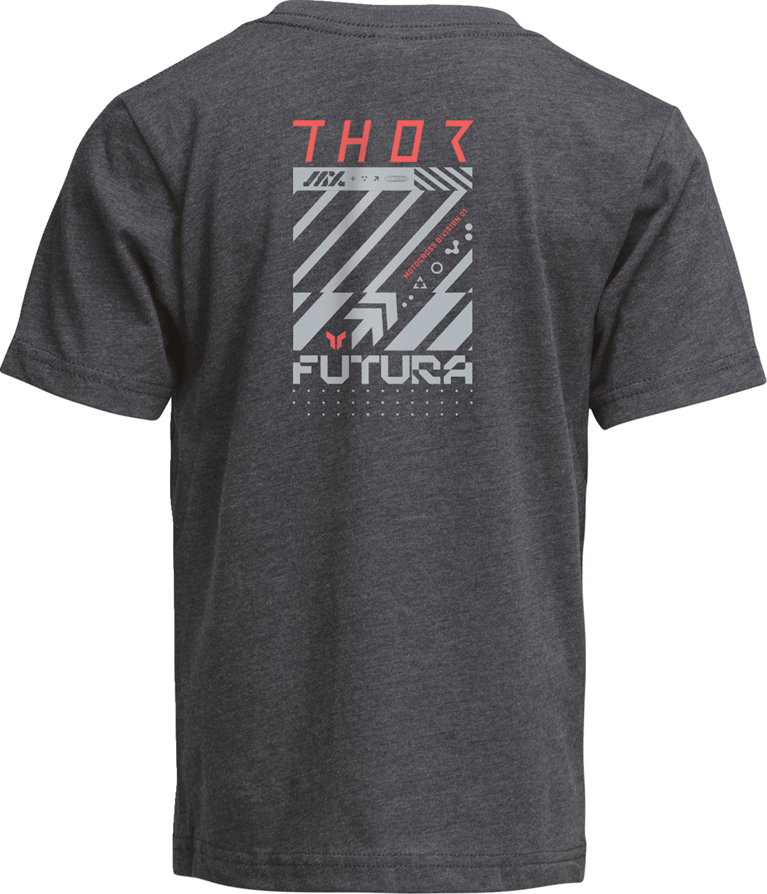 THOR Youth Futura T-Shirt - Charcoal - Large 3032-3889