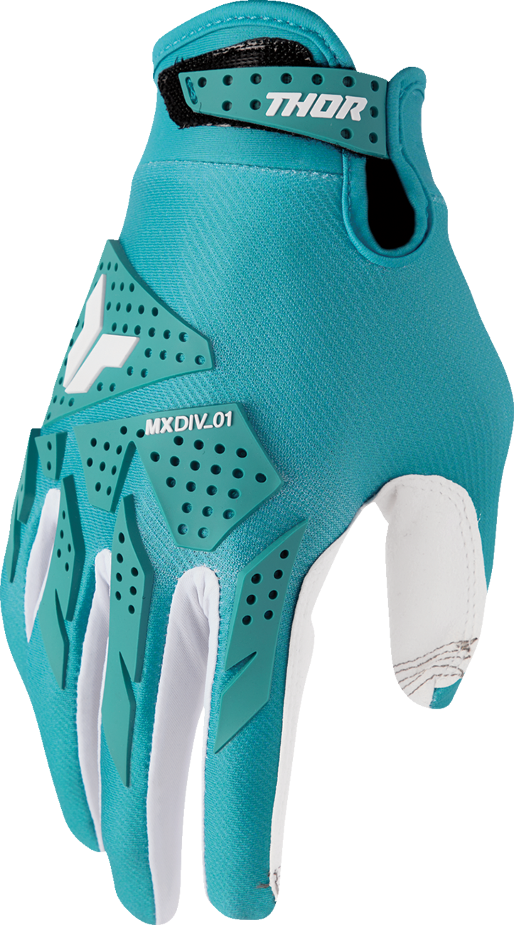 THOR Women's Launchmode XP Gloves - Aqua - Small 3331-0292