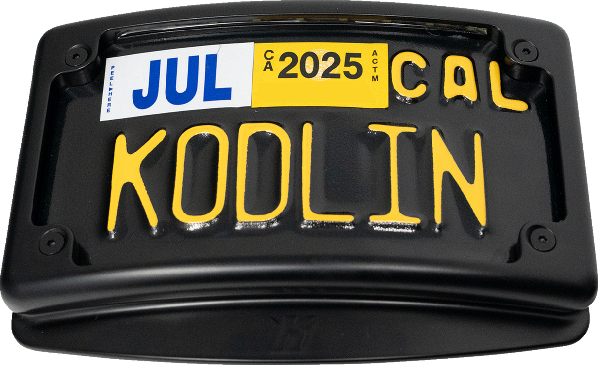 KODLIN USA Mount Kit - License Plate - Cureved - Black KUS20102