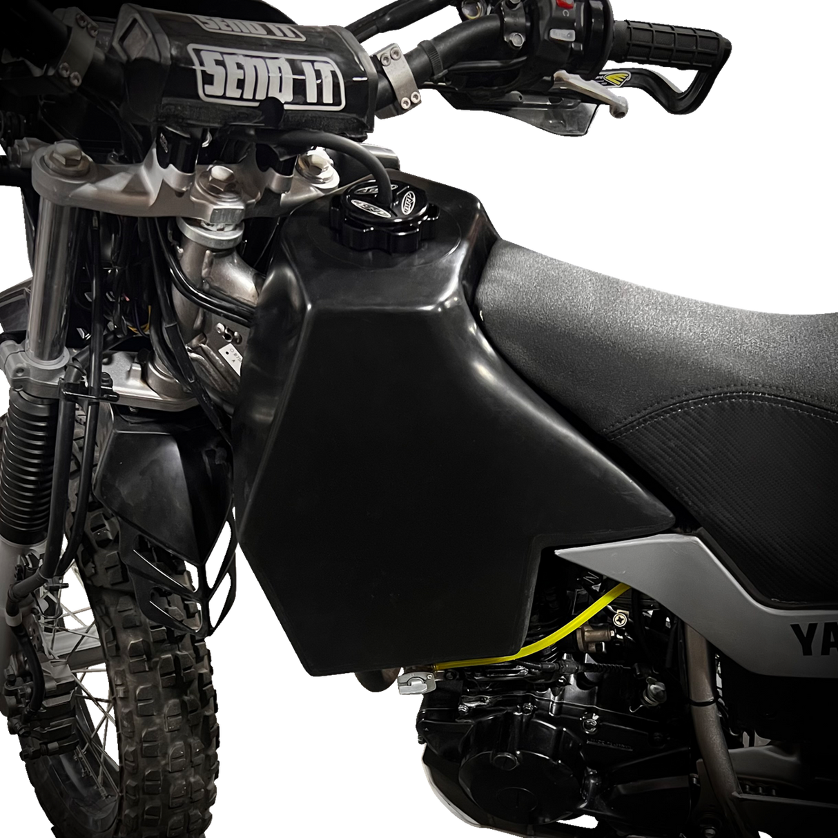 IMS PRODUCTS INC. Large-Capacity Gas Tank - Black - Yamaha - 3.6 Gallon 117345-BK1