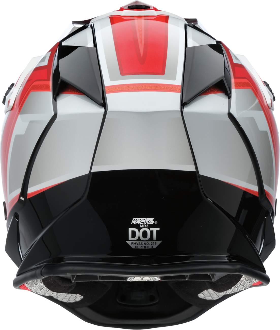 MOOSE OFFROAD MR3 Helmet - F.A.F. - White/Black/Red - Small 0110-8933