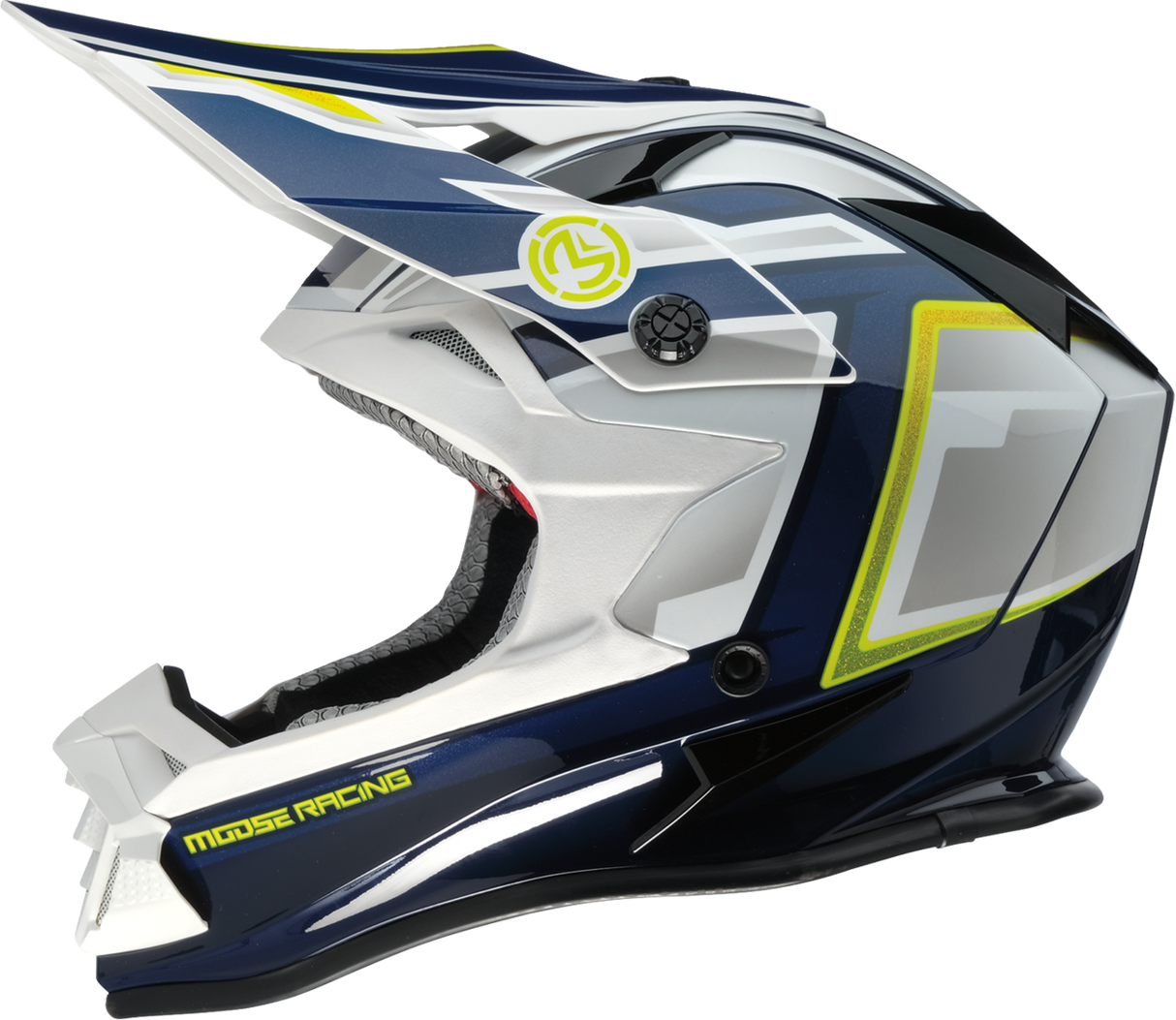 MOOSE OFFROAD MR3 Helmet - F.A.F. - White/Navy/Green - Small 0110-8943