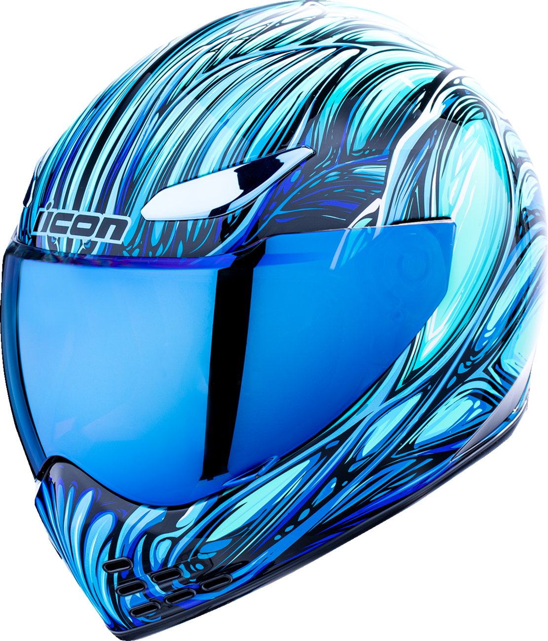 ICON Domain* Helmet - Nouveau - Blue - Medium 0101-18532