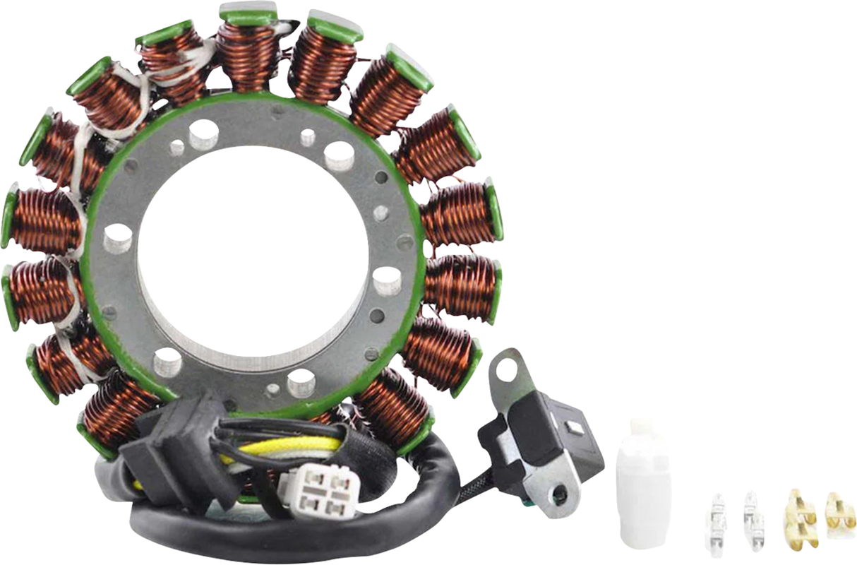 RM STATOR Stator with Crankcase Cover Gasket - Arctic Cat/Suzuki RM01015G