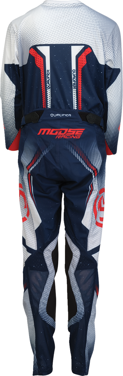 MOOSE OFFROAD Youth Qualifier? Pro Pants - Red/White/Blue - US 24 2903-2654