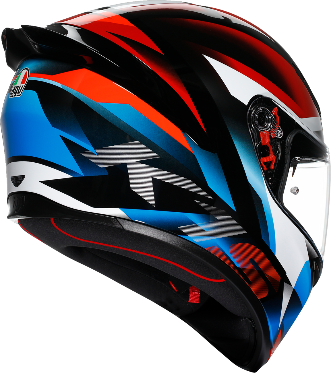 AGV K1 S Helmet - Fastlap - Black/Red/Blue - Large 2118394018066L
