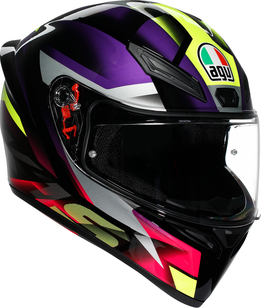 AGV K1 S Helmet - Fastlap - Black/Purple/Pink - Medium 2118394018065M