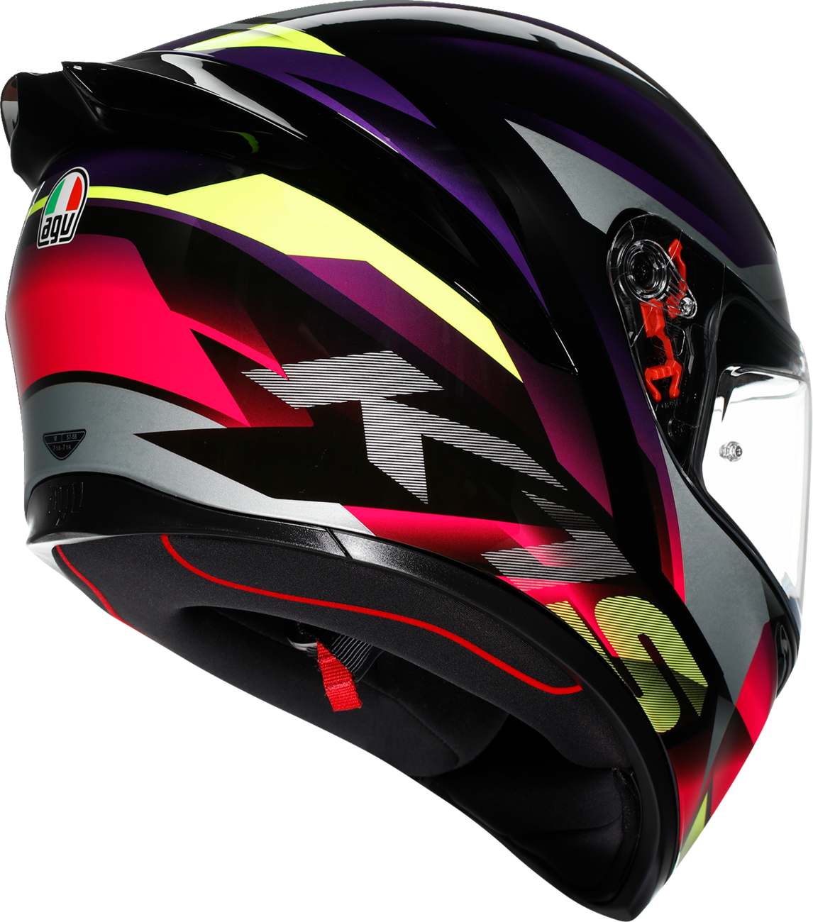AGV K1 S Helmet - Fastlap - Black/Purple/Pink - Medium 2118394018065M