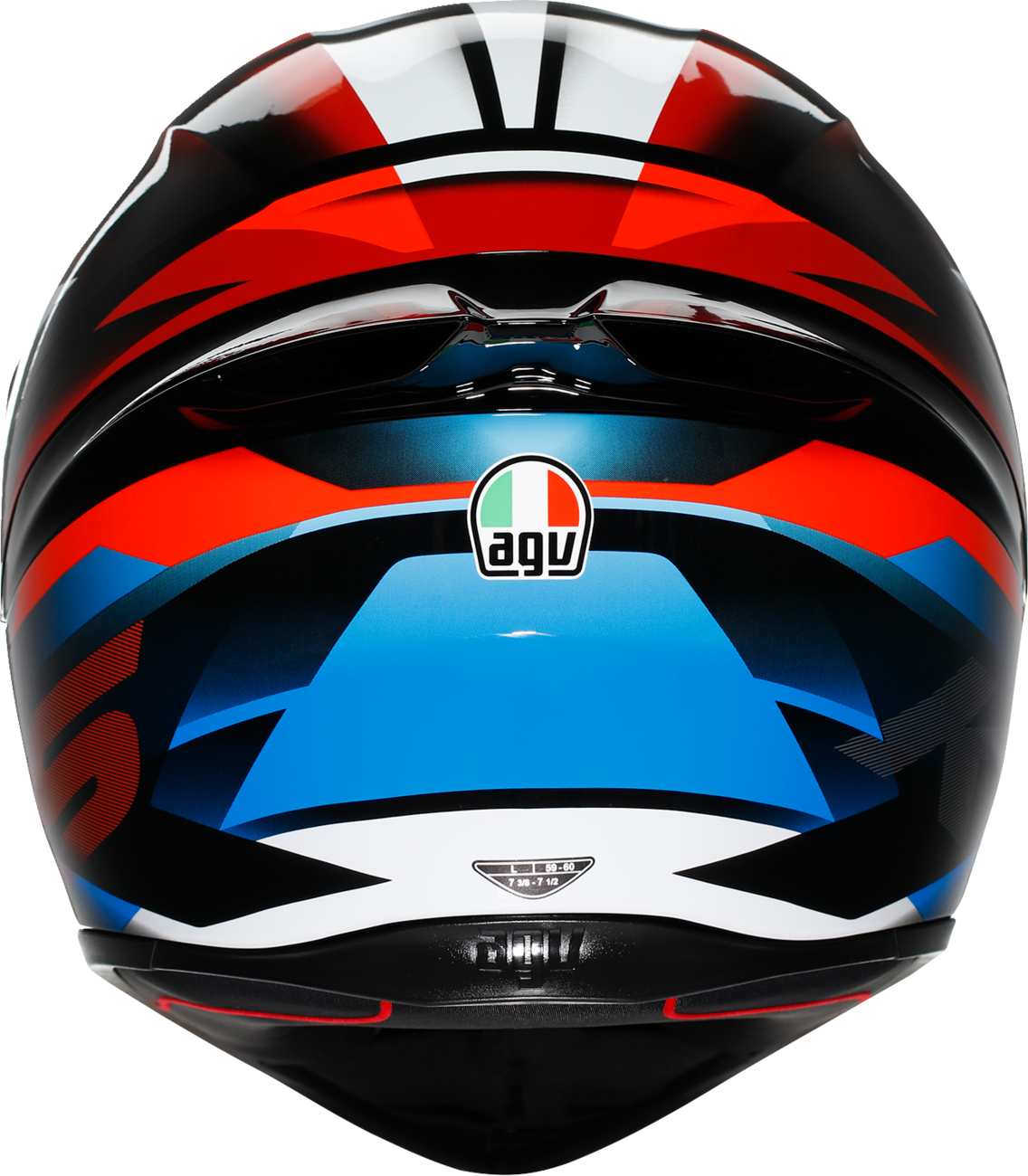 AGV K1 S Helmet - Fastlap - Black/Red/Blue - 2XL 21183940180662X