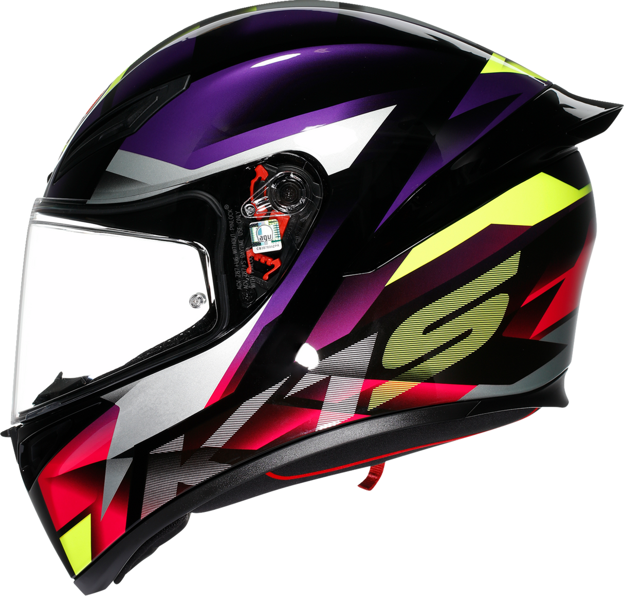 AGV K1 S Helmet - Fastlap - Black/Purple/Pink - Small 2118394018065S