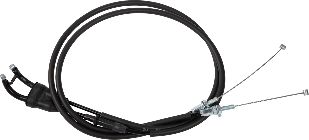 MOOSE OFFROAD Black Vinyl Throttle Cable - Stock Length - Honda CRF 45-1279