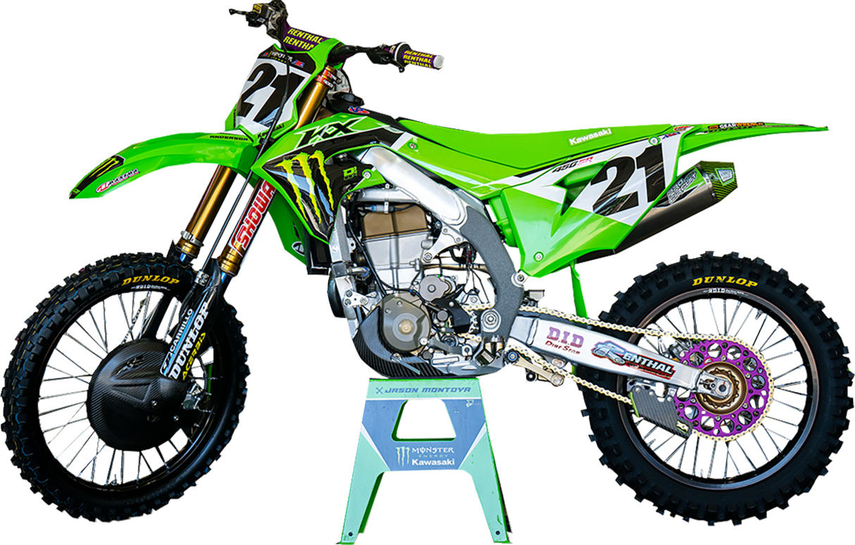 RENTHAL Rear Sprocket - Aluminum - 50 Tooth - Purple - Suzuki 123U-520-50GYPE