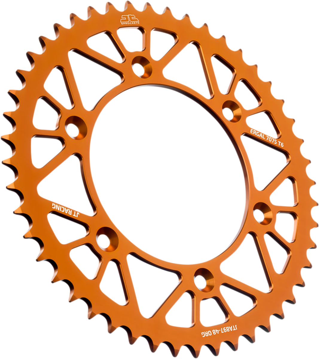 JT SPROCKETS JTA897.48ORG Rear Sprocket - Orange - 48-Tooth | Adventure/Off-Road