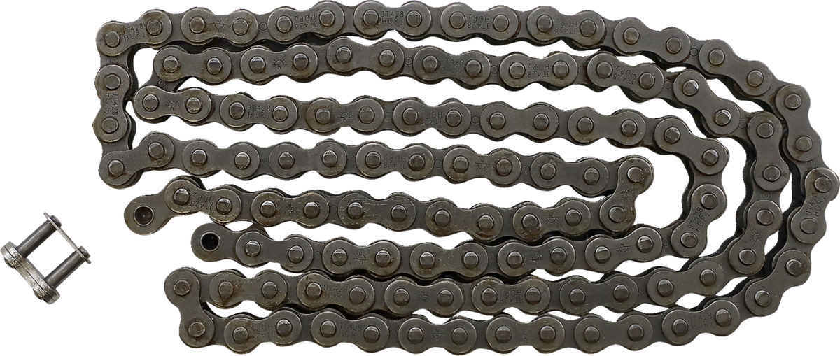 JT CHAINS JTC428HDR120SL 428 HDR - Heavy Duty Drive Chain - Steel - 120 Links | Adventure/ATV/UTV