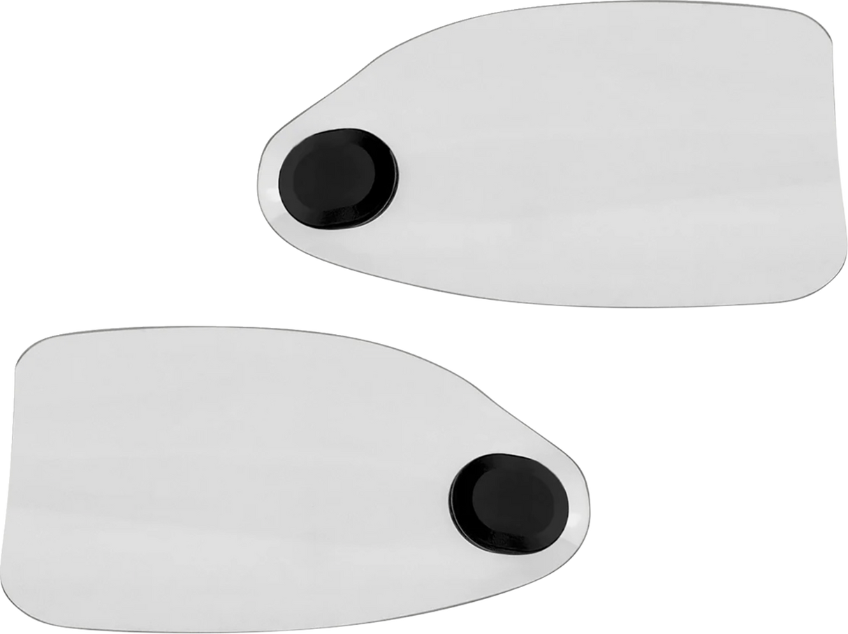 KLOCK WERKS Flare? Handguards - Harley-Davidson Cable Clutch - Clear KWS-01-0121-CC