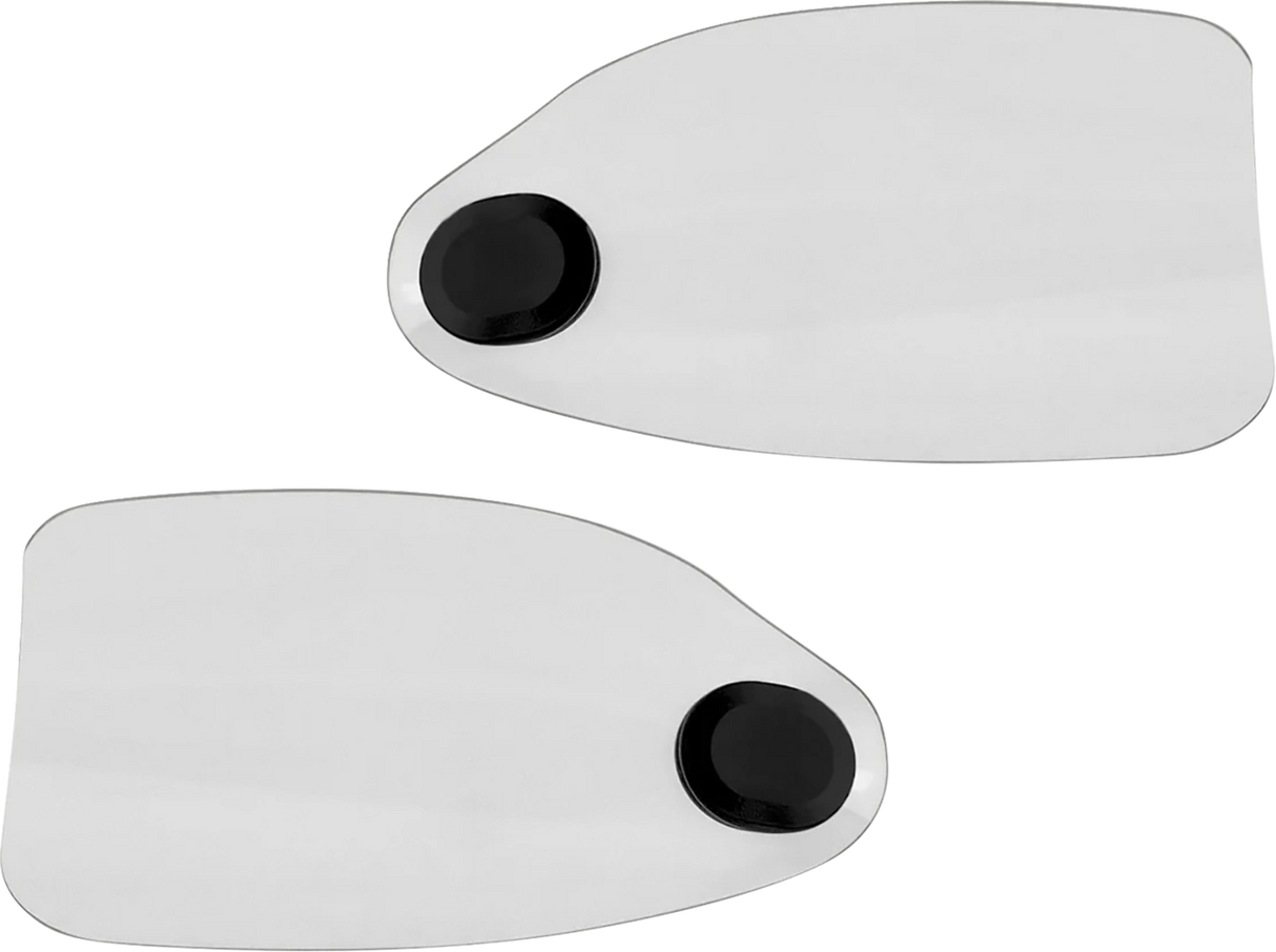 KLOCK WERKS Flare? Handguards - Harley-Davidson Hydraulic Clutch - Clear KWS-01-0121-HC