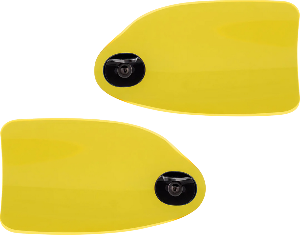 KLOCK WERKS Flare? Handguards - Harley-Davidson Cable Clutch - Yellow Ice KWS-01-0126-CC