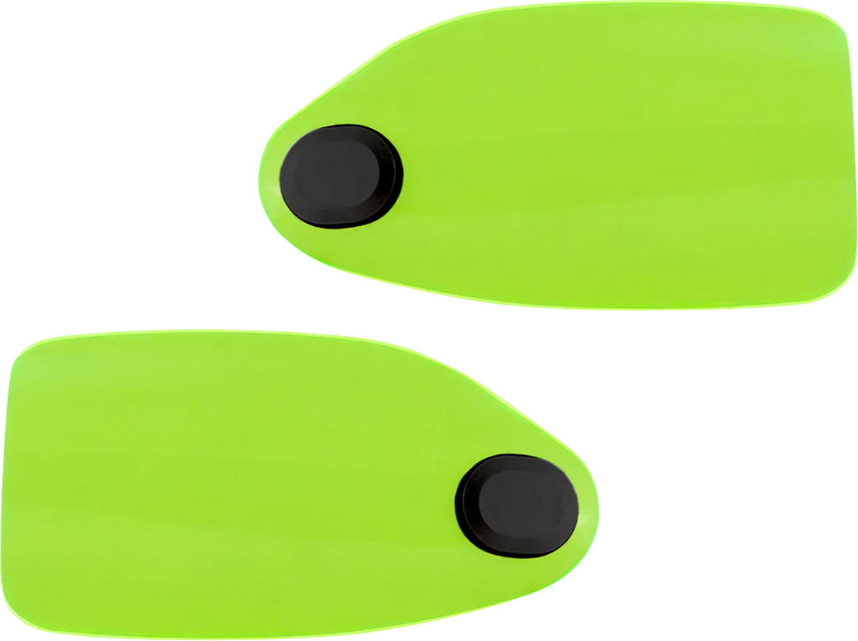 KLOCK WERKS Flare? Handguards - Harley-Davidson Hydraulic Clutch - Green Ice KWS-01-0127-HC