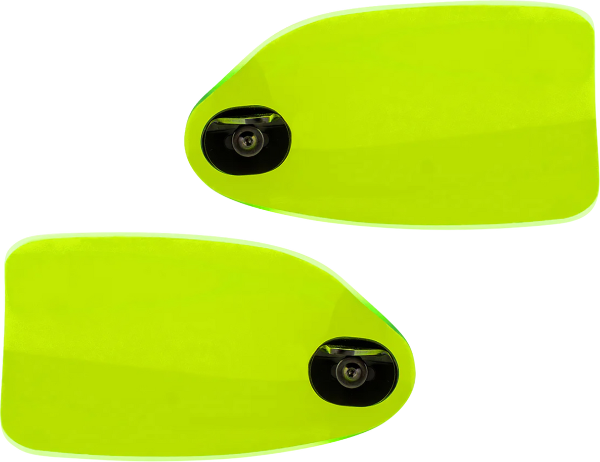 KLOCK WERKS Flare? Handguards - Harley-Davidson Hydraulic Clutch - Green Ice KWS-01-0127-HC