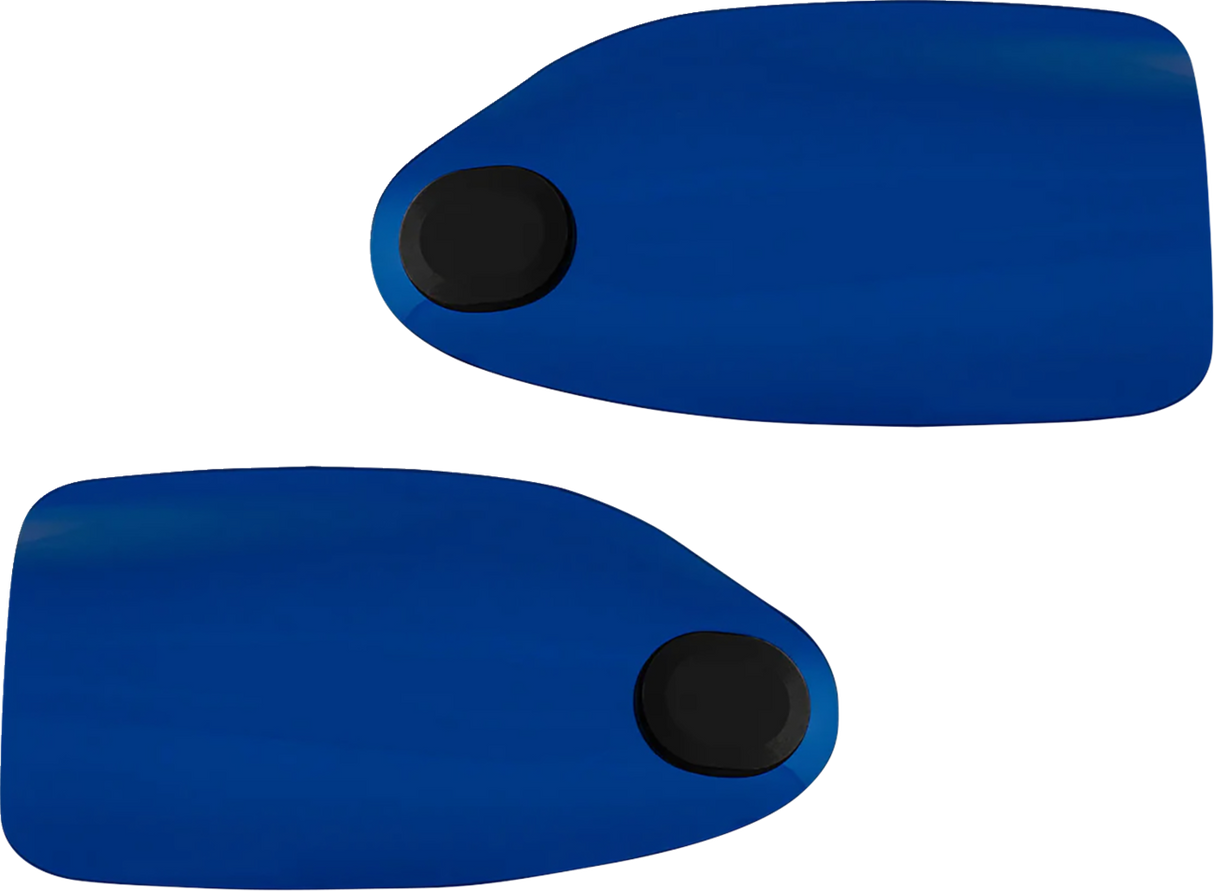 KLOCK WERKS Flare? Handguards - Harley-Davidson Cable Clutch - Blue KWS-01-0133-CC