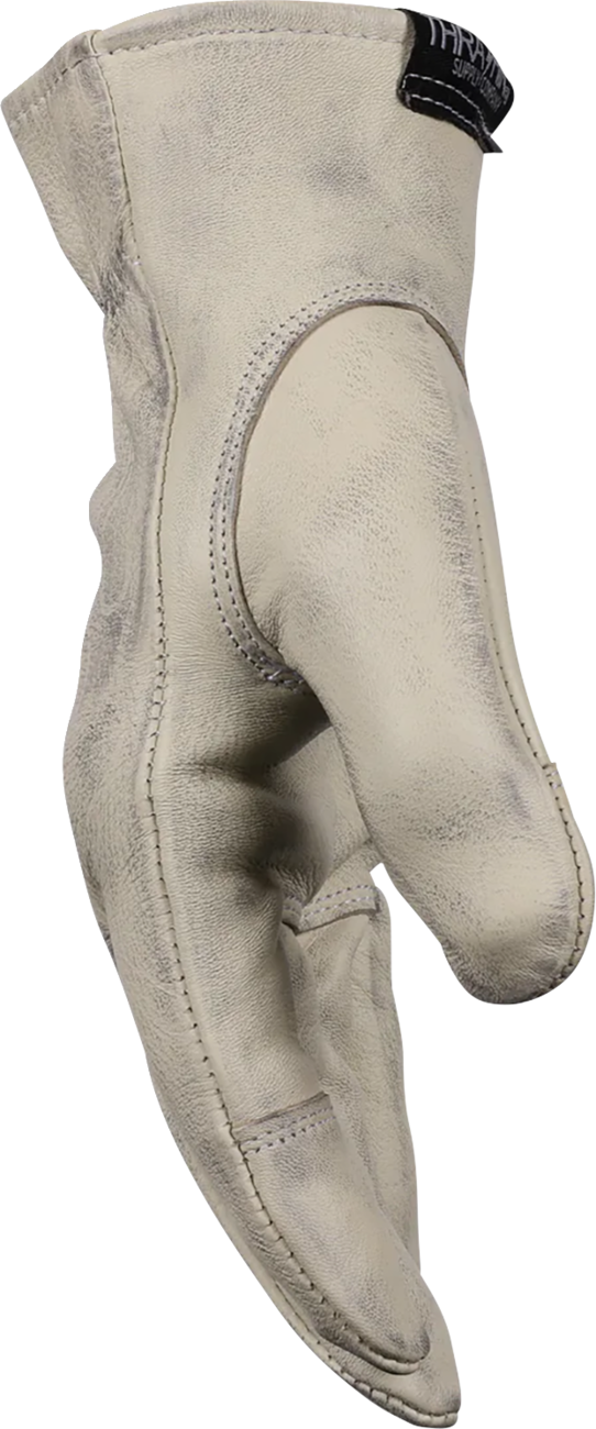 THRASHIN SUPPLY CO. Roper Leather Gloves - Bone White - XL TRG-00-11