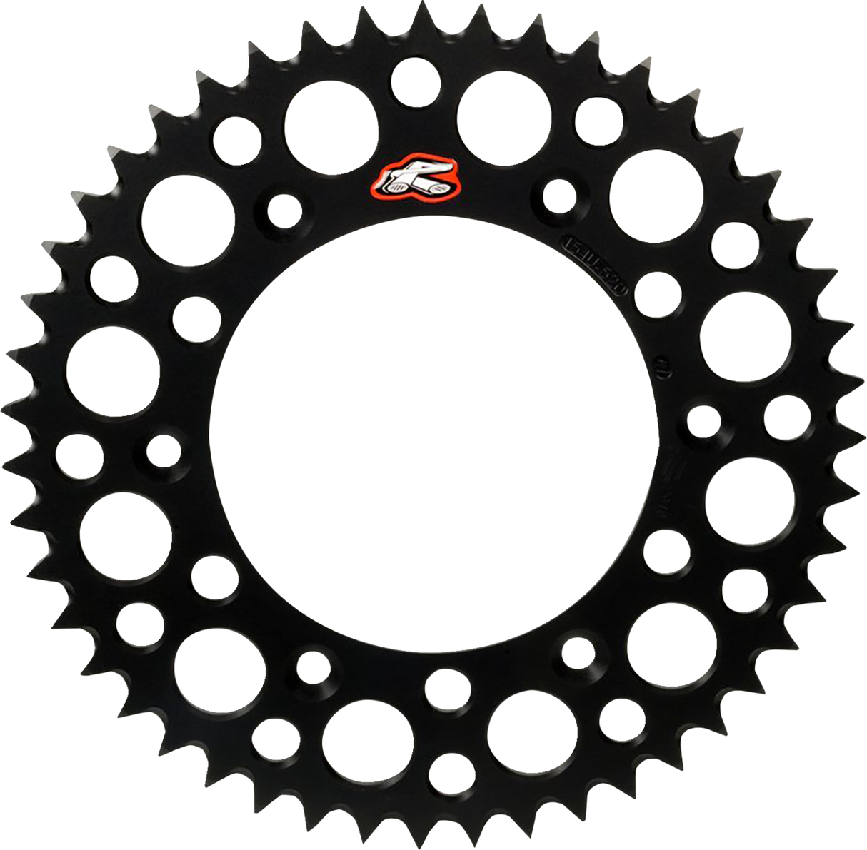 RENTHAL Rear Sprocket - Aluminum - 46 Tooth - Black - Gas Gas/Husqvarna/KTM 441U-428-46GPBK