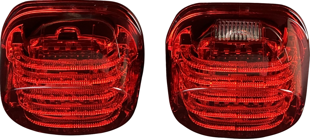 CUSTOM DYNAMICS ProBEAM® LED Taillight - Squareback - Red - FLRT/FLTRT TRIKE-KIT-3R