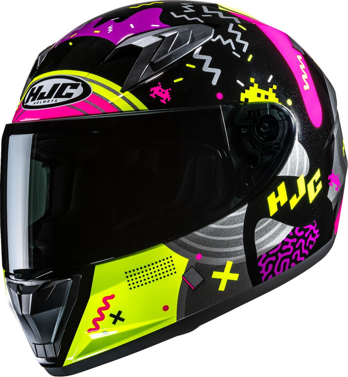 HJC Youth Y10 Helmet - Mika - MC3H - Large FP70NUSG03HV