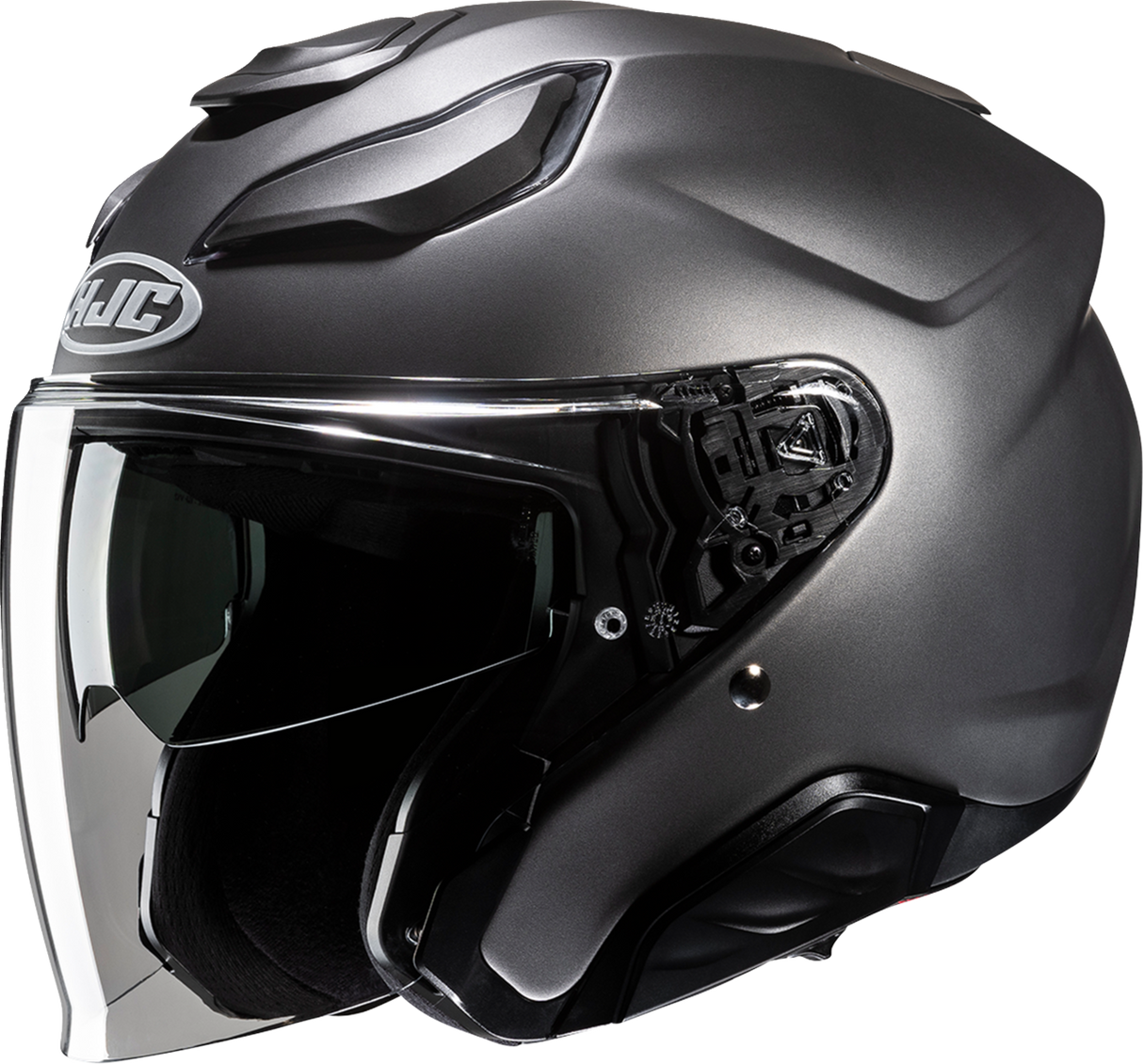 HJC F31 Helmet - Solid - Semi-Flat Titanium - XL JA21NUS7SFTV
