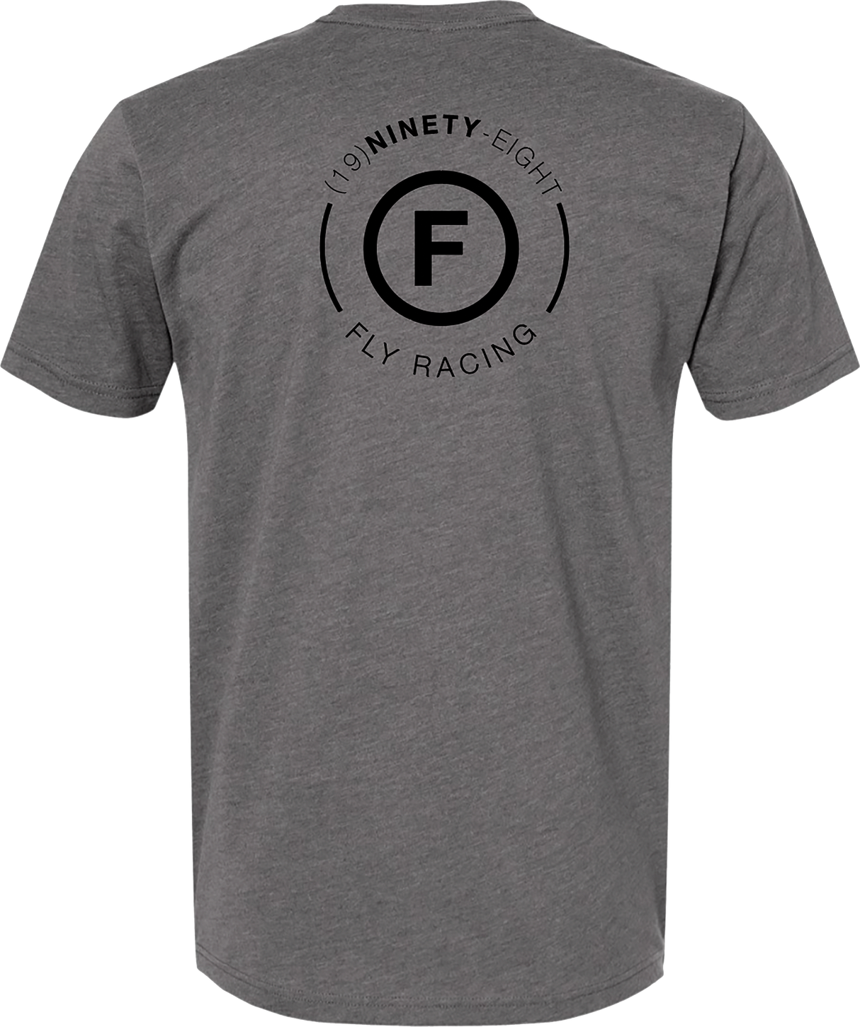 Fly Atom Tee Gunmetal Heather Sm - Cycle City Outdoors
