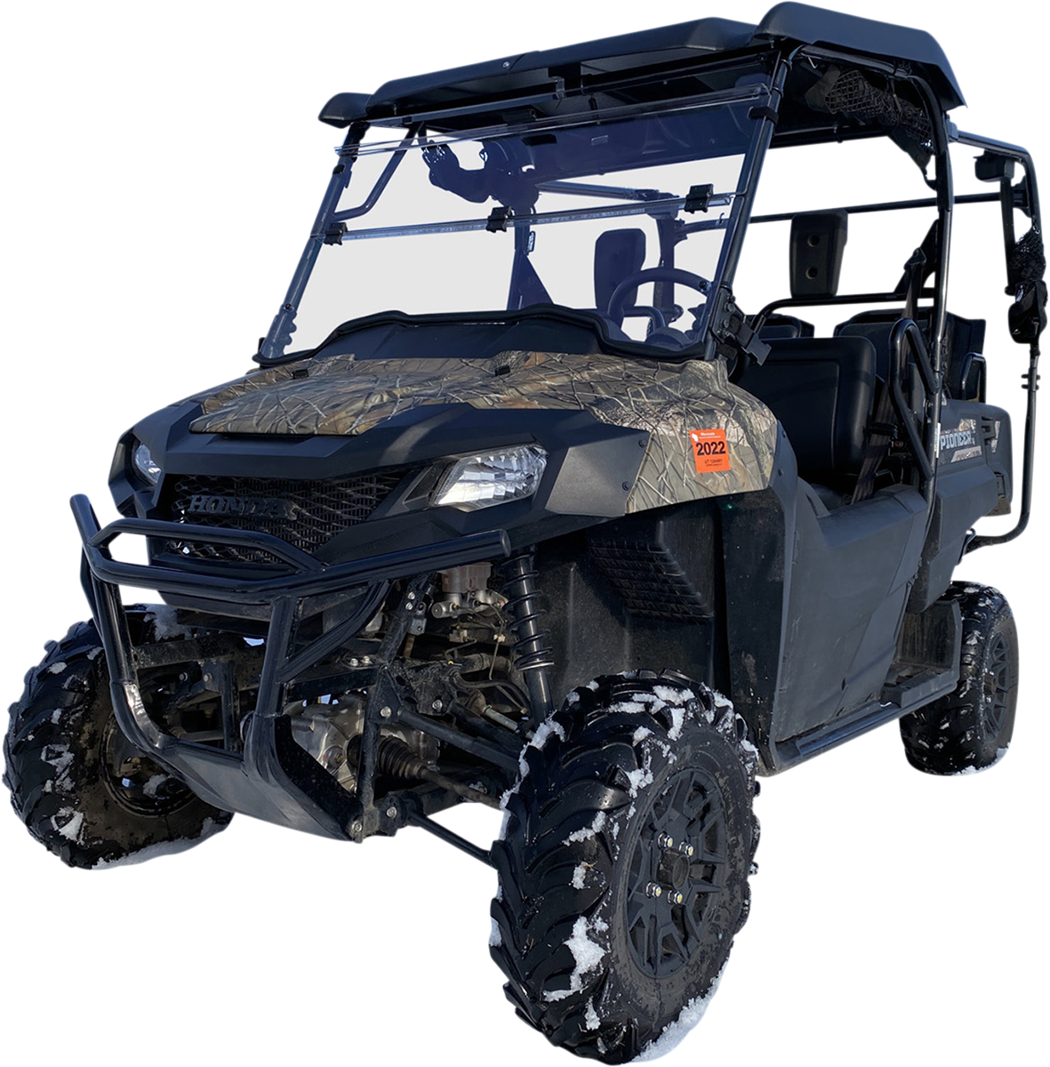 MOOSE OFFROAD Full Folding Windshield - Deluxe - Pioneer 700 V000347-12200M