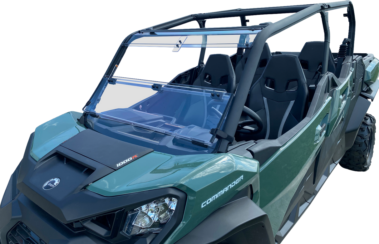 MOOSE OFFROAD Full Folding Windshield - Deluxe - Can-Am V000348-12200M