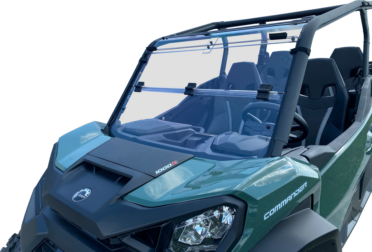 MOOSE OFFROAD Full Folding Windshield - Deluxe - Can-Am V000348-12200M