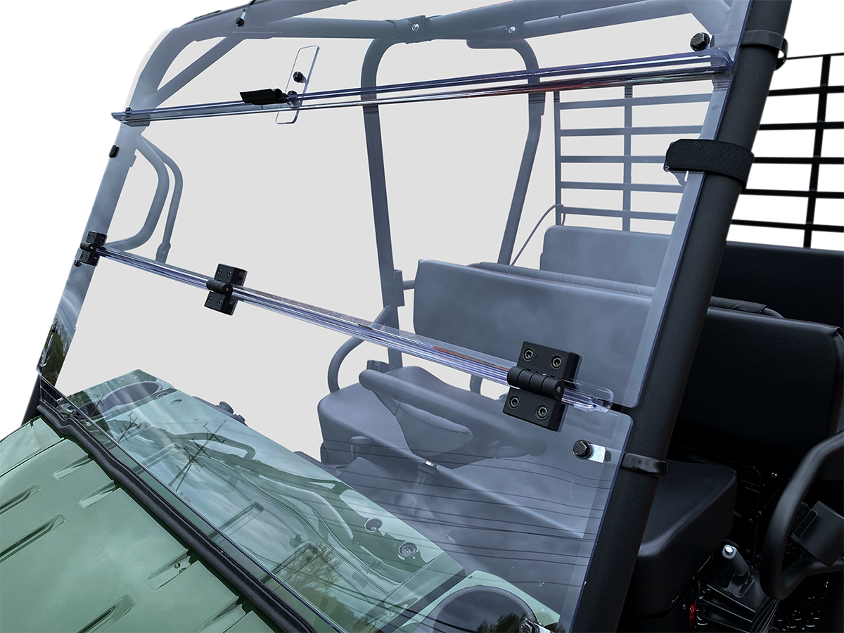 MOOSE OFFROAD Full Folding Windshield - Deluxe - Mule 4010 V000342-12200M
