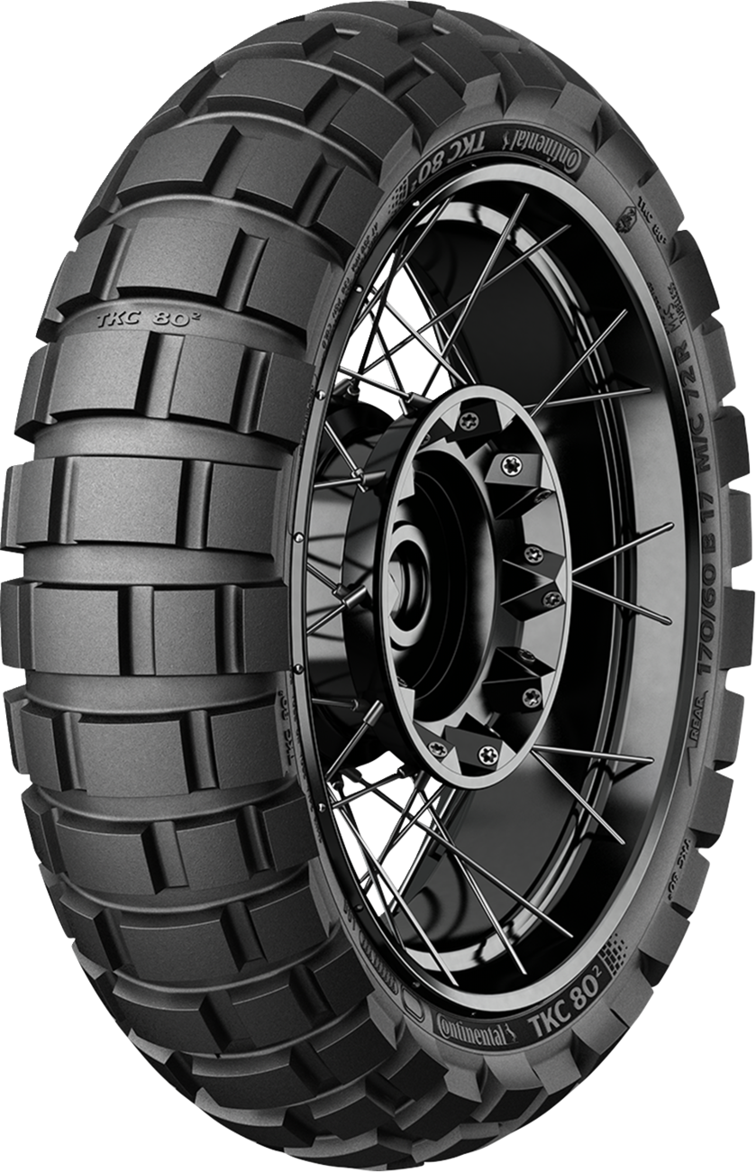 CONTINENTAL Tire - TKC 80² - Rear - 140/80-18 - 70R 02405780000
