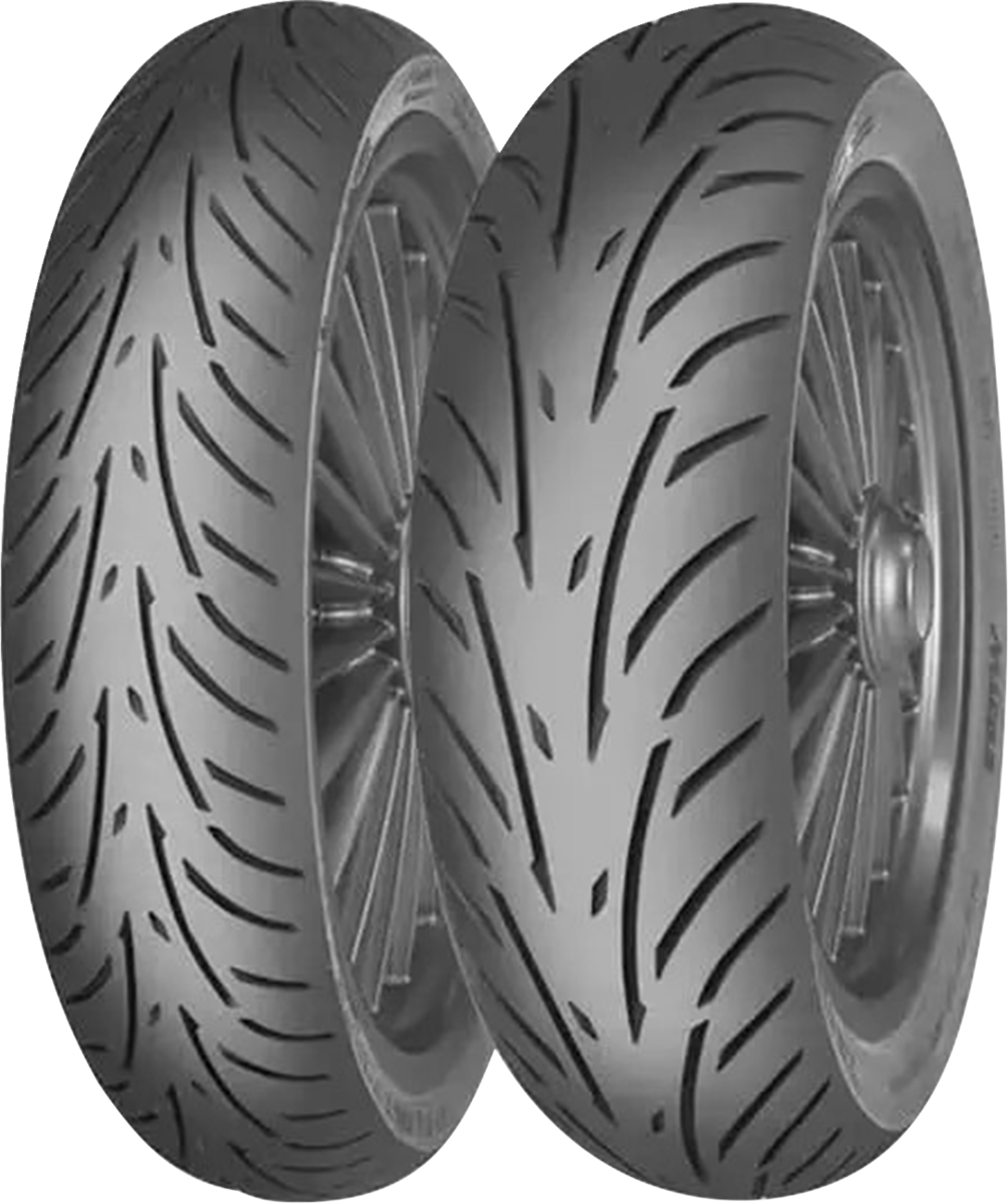MITAS Tire - Touring Force-SC - Front/Rear - 100/90-10 - 61M - Reinforced 70001195