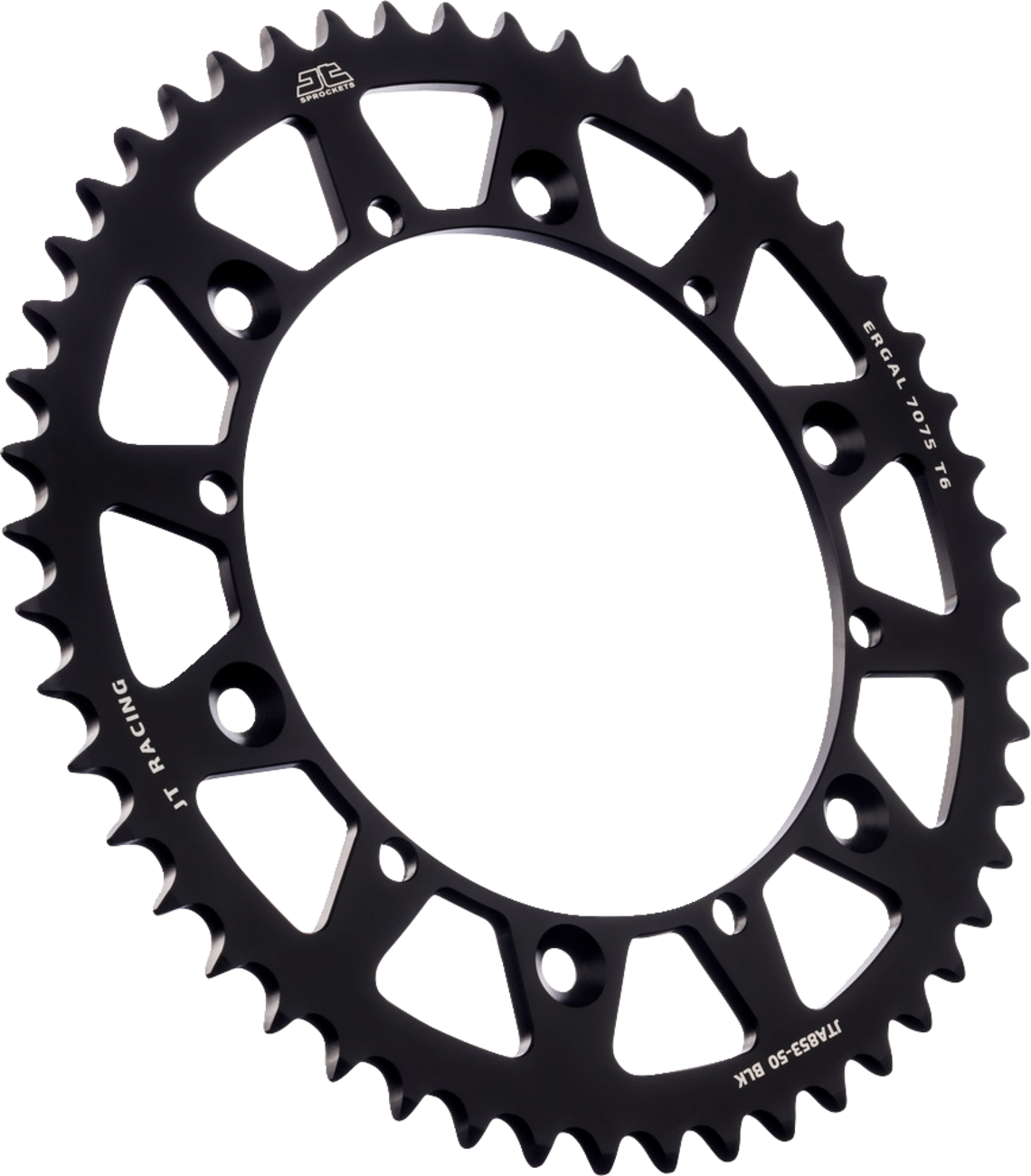 JT SPROCKETS JTA853.50BLK Rear Sprocket - Black - 50 Tooth - Yamaha | Adventure/Off-Road