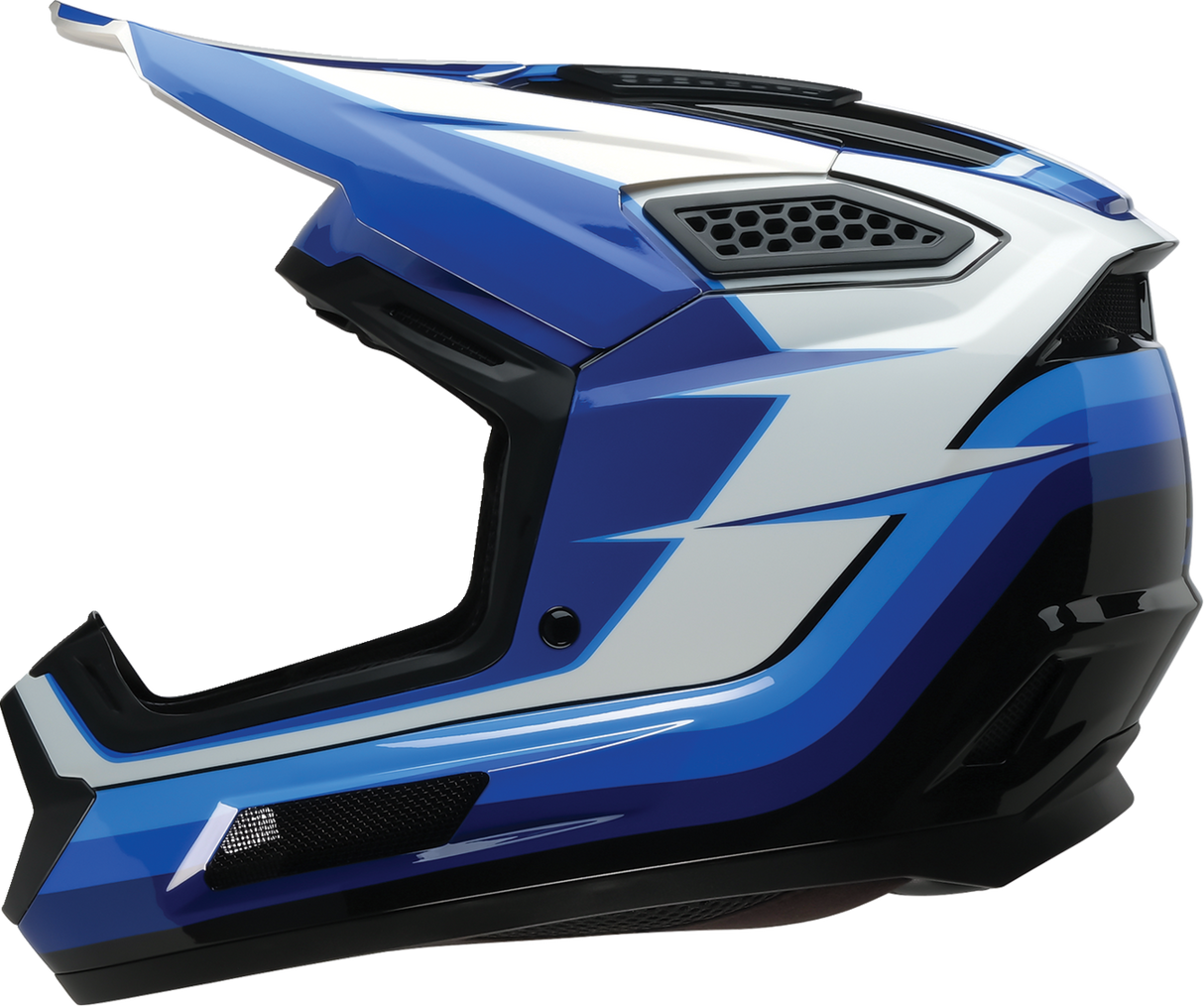 Z1R Dirt Maxx Helmet - Vortex - Blue/White - Small 0110-9688