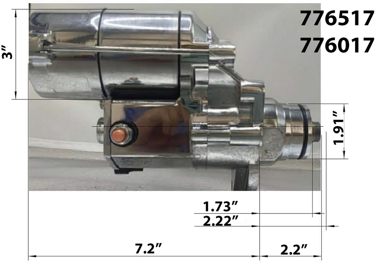 Terry Components 776517 Starter - High Torque - Black | Street