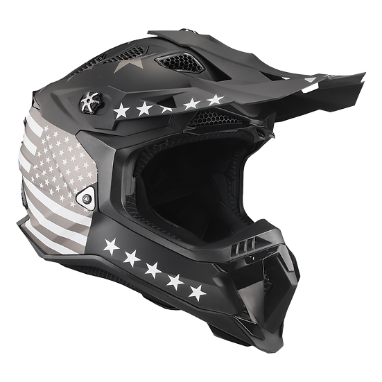 LS2 - Subverter Evo Motocross Helmet - Matte Black/White/Gray