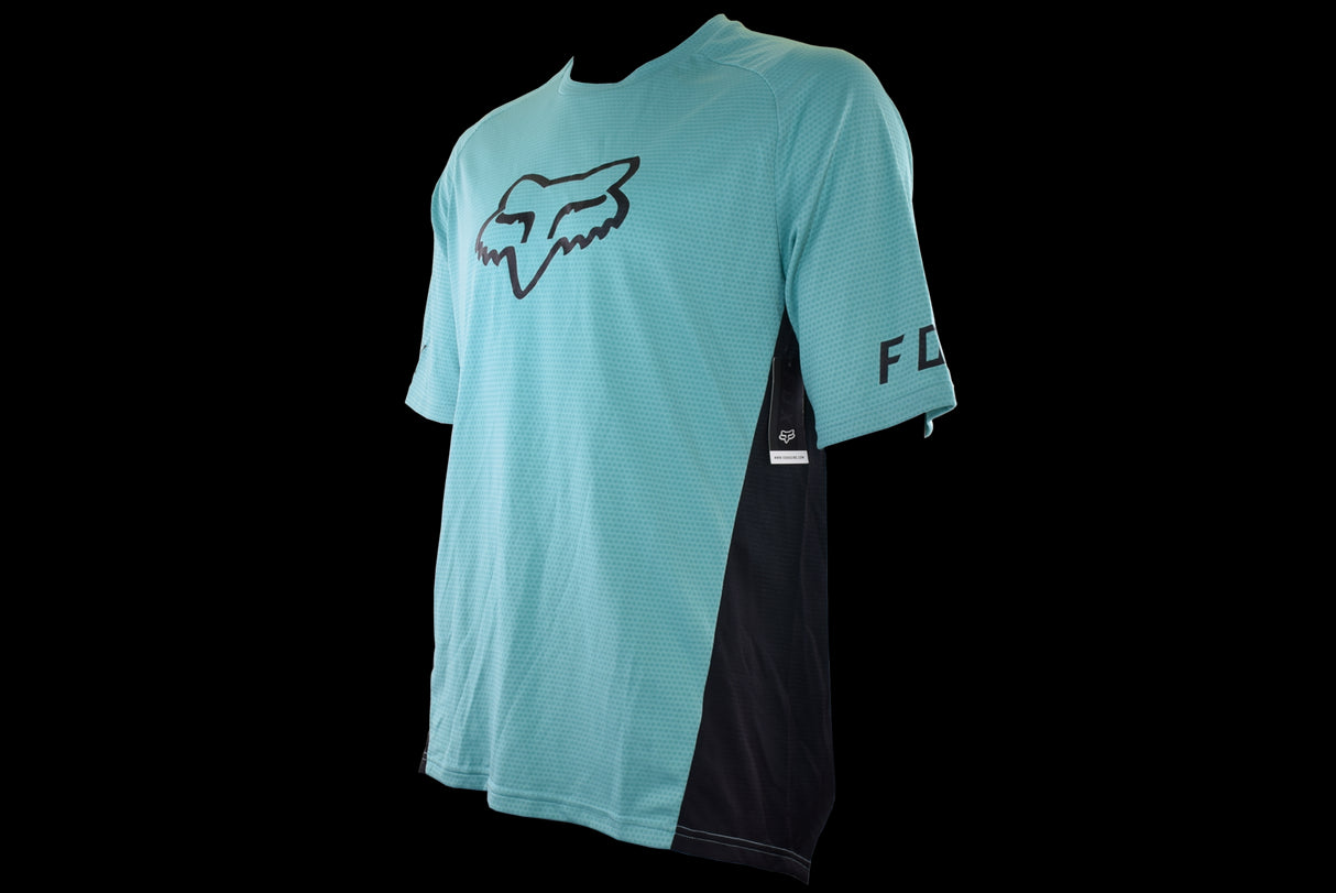 Fox Racing - Defend Short Sleeve Park Jersey - Teal - L