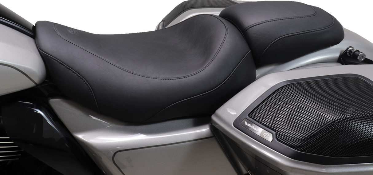 MUSTANG Padded Passenger Cowl - Black - Smooth - FLH/FLT '23-'25 88612